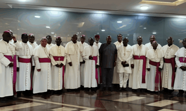 Catholic Bishops and President John Mahama